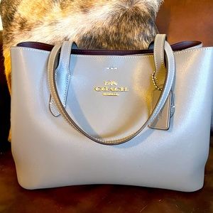 Authentic Gray Coach Purse
